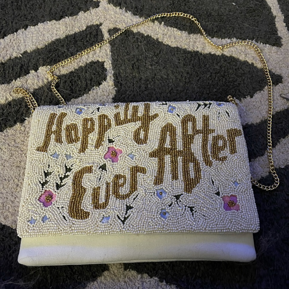 Happily Ever After Hand Beaded Clutch